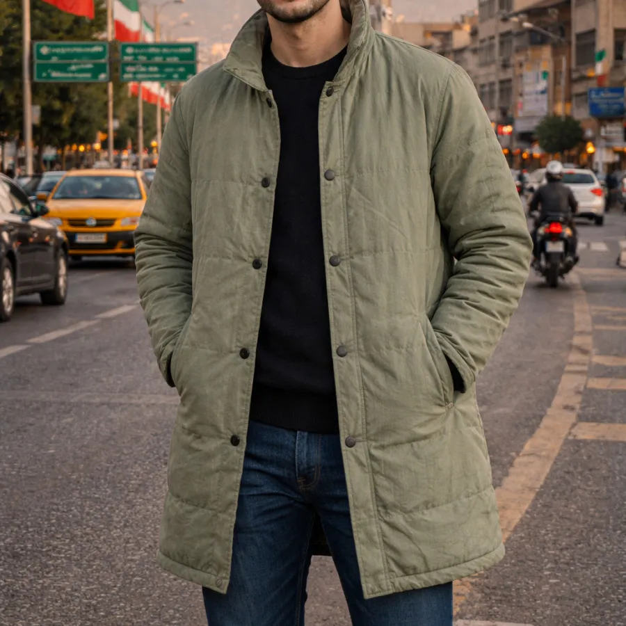 کاپشن زیتونی