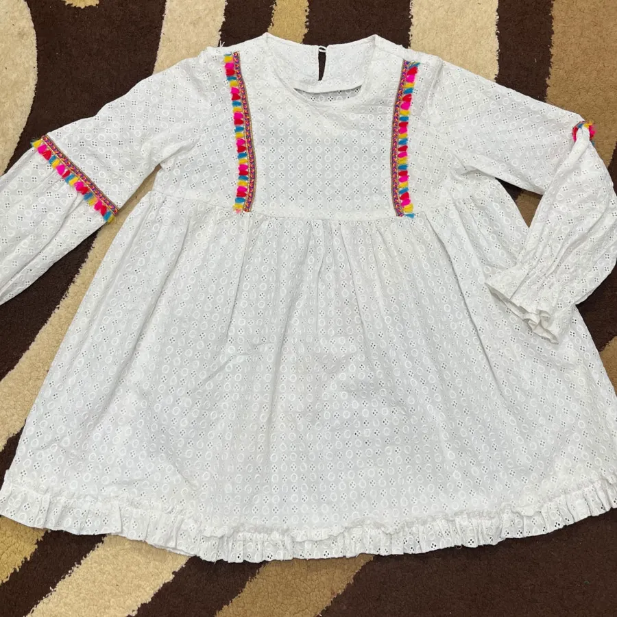 مانتو چین دار سوزن دوزی