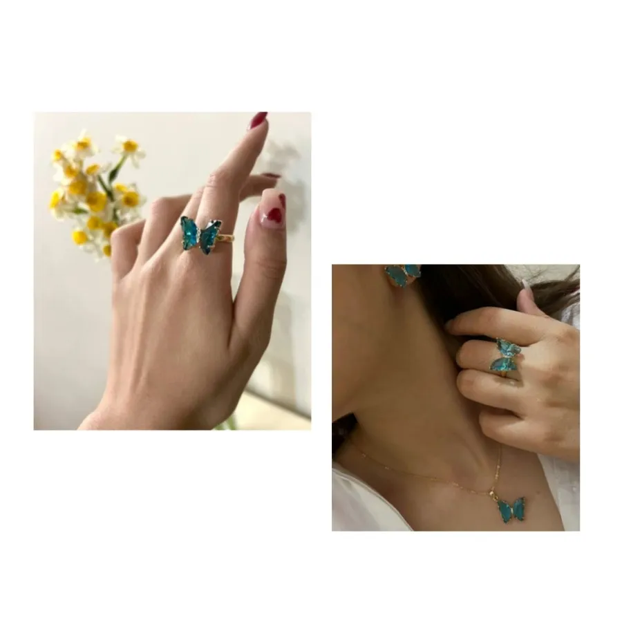 نیم ست زنانه پروانه