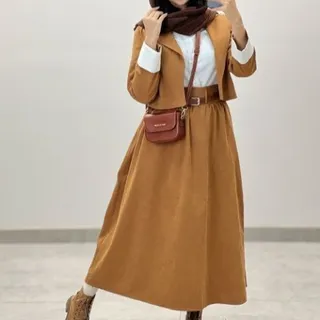 کت دامن کمربند