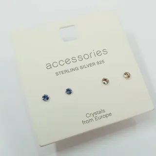 پک گوشواره گلگوش نقره 925