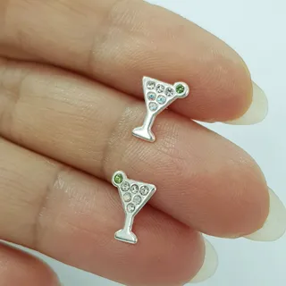 گوشواره نقره 925 مدل جام