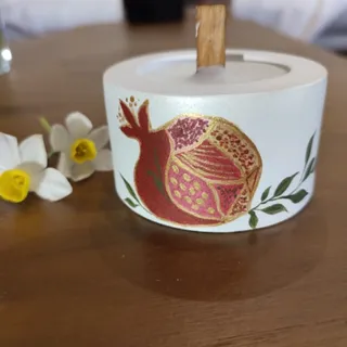 شمع ظرفی یلدایی