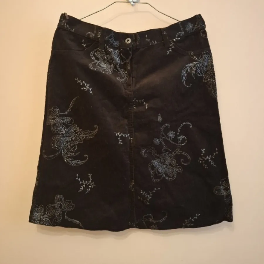 دامن مخمل کبریتی ریز بافت