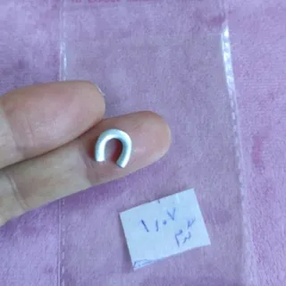 پلاک نقره نعل اسب