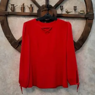 شومیز زنانه قرمز