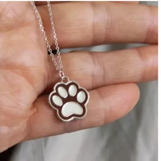 گردنبند نقره پنجه  پت