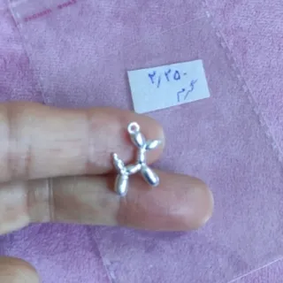 پلاک نقره اسب بادکنکی