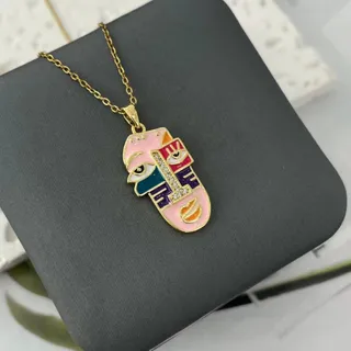 گردنبند صورت دفرمه