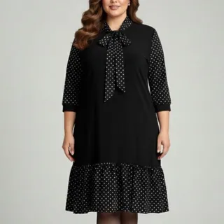 پیراهن یقه کراواتی