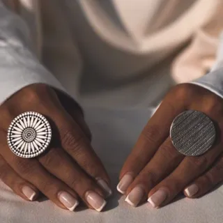 انگشتر نقره ای