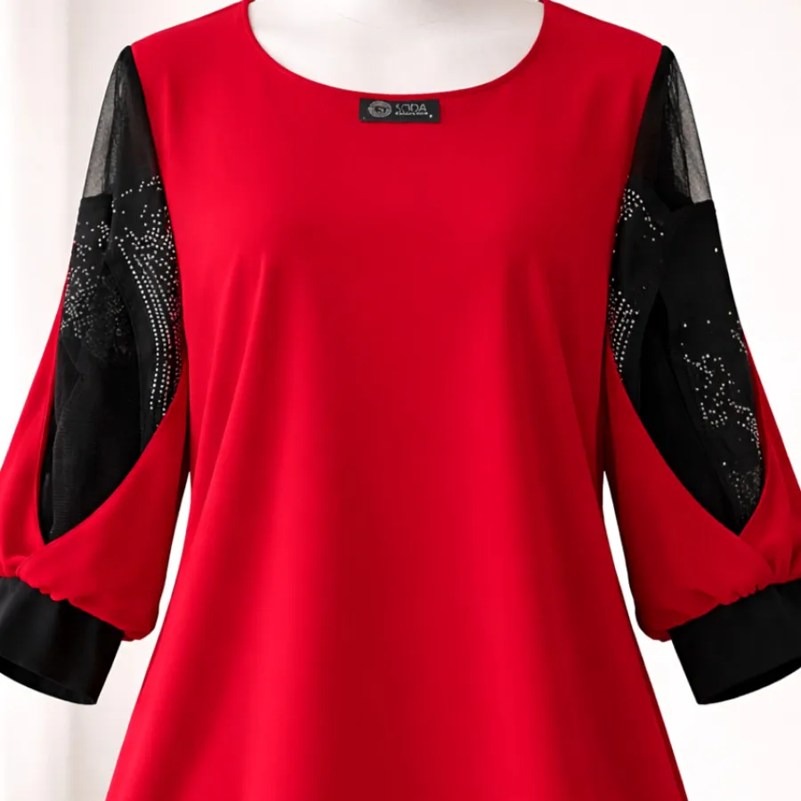 بولیز کرپ قرمز