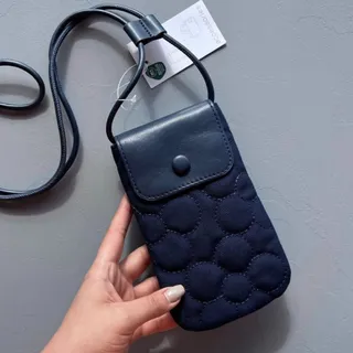 کیف گوشی گلدوزی سرمه ای