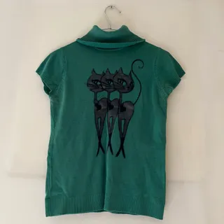 بافت سبز گربه ای