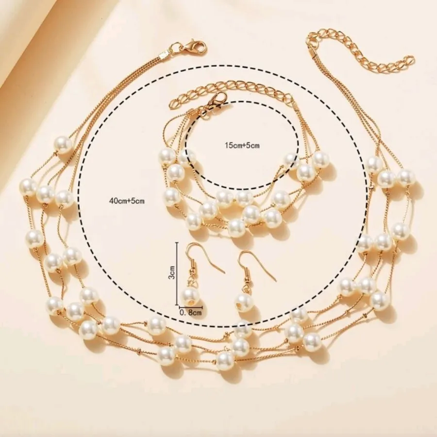 ست مرواریدی سه لاین