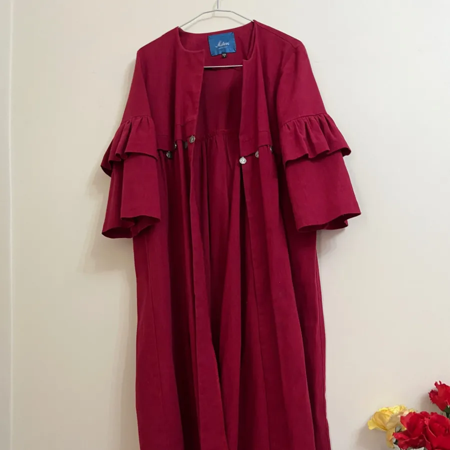 مانتو آلبالویی قرمز