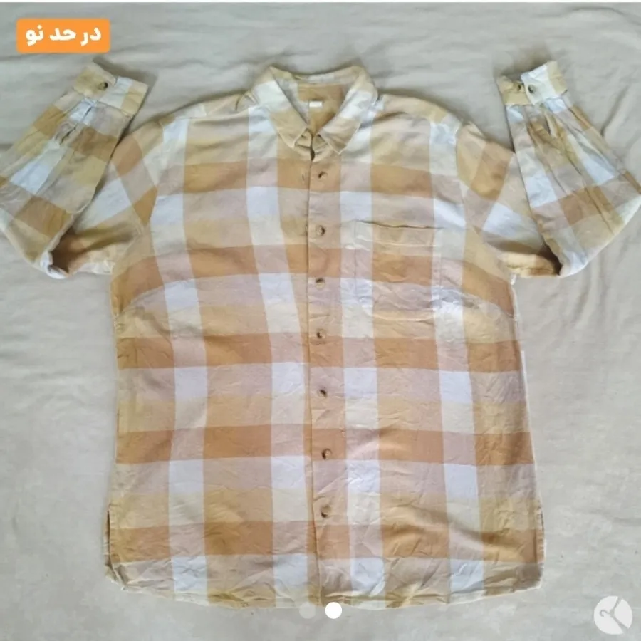 تونیک مانتویی نخ پنبه