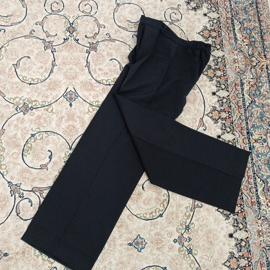 شلوارکرپ سورمه ای کاملانو