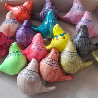 پرنده سفالی