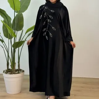 مانتو عبایی گلبرگ