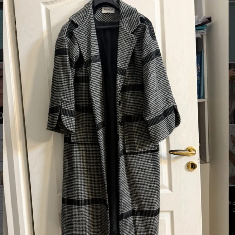 کت بلند چهارخونه خیلی شیک