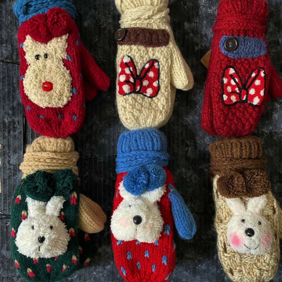 دستکش بافت پینترستی