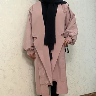 بارونی بلند صورتی