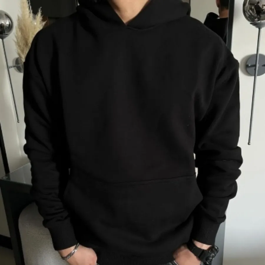 هودی مشکی ساده بیسیک