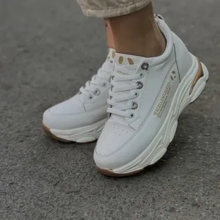 کتانی سفید لژدار