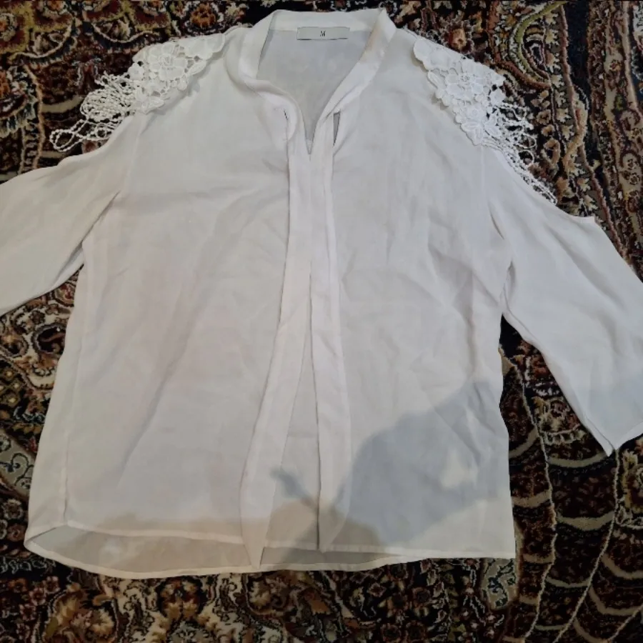 پیراهن حریر آستین گیپور M