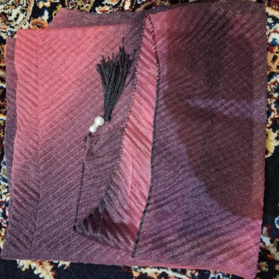 شال لمه بنفش صورتی