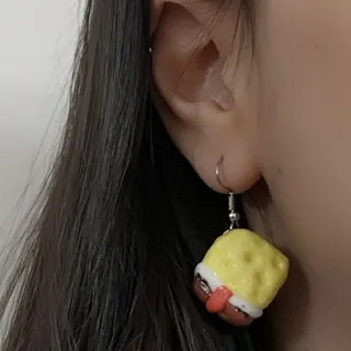 گوشواره خمیری باب اسفنجی