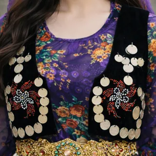 جلیقه مخملی سنتی