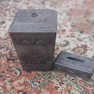 سطل و جا دستمال کاغذی