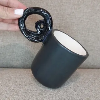 ماگ مشکی مات و براق