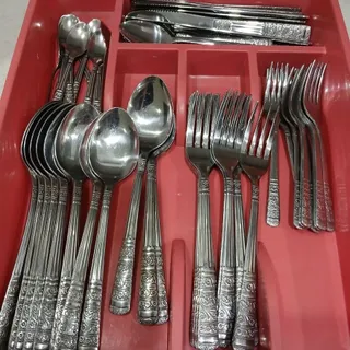 سرویس قاشق چنگال سیاه قلم