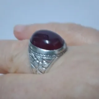 انگشتر عقیق یمنی نقره