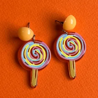 گوشواره آبنباتی