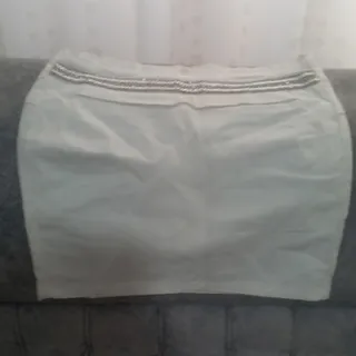 دامن کتان کوتاه