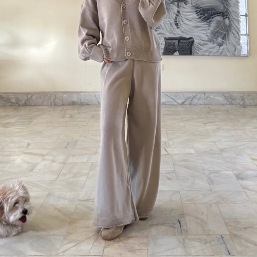 ست بافت کرم خاکی