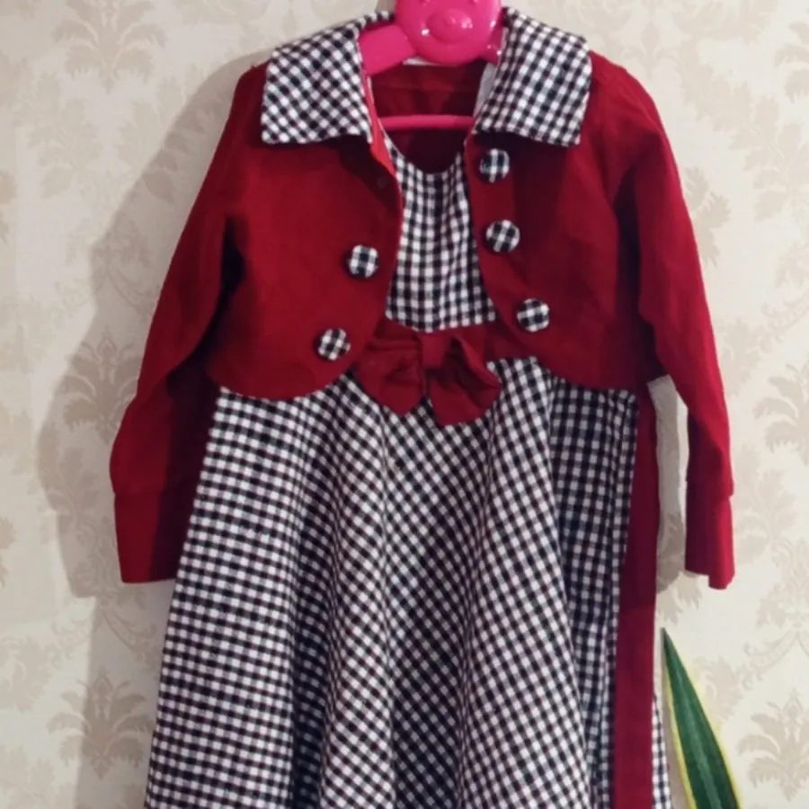 کت سارافون پشمی دخترانه