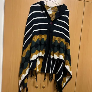 شنل کلاهدار بافت