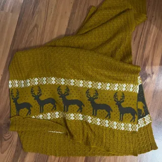 شال بافت مدل کریسمسی