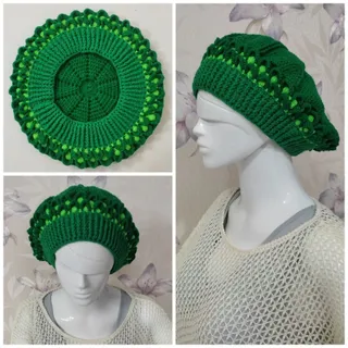 کلاه دستبافت مدل فرانسوی