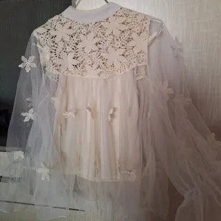 بلوز مجلسی گیپور و تور