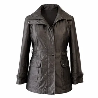 کت یا مانتو پاییزه