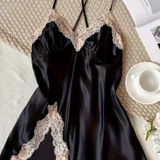 لباس خواب ساتن مشگی ترک