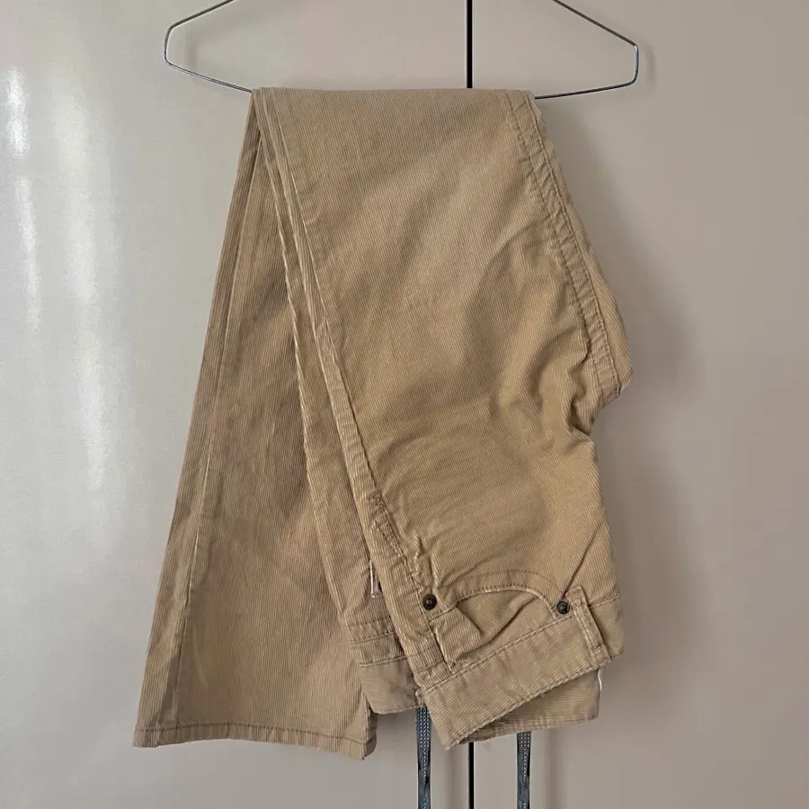 شلوار کبریتی کرم