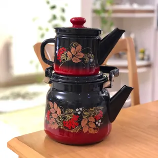 کتری قوری لعابی اصل روسیه