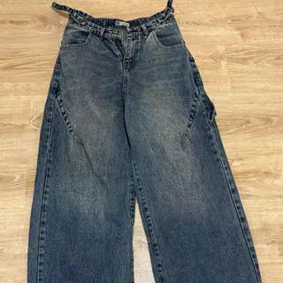 شلوار جین اسلش واید